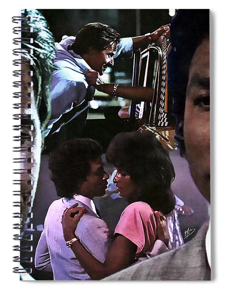 Miami Vice Spiral Notebook featuring the digital art The Prodigal Son 6 by Mark Baranowski