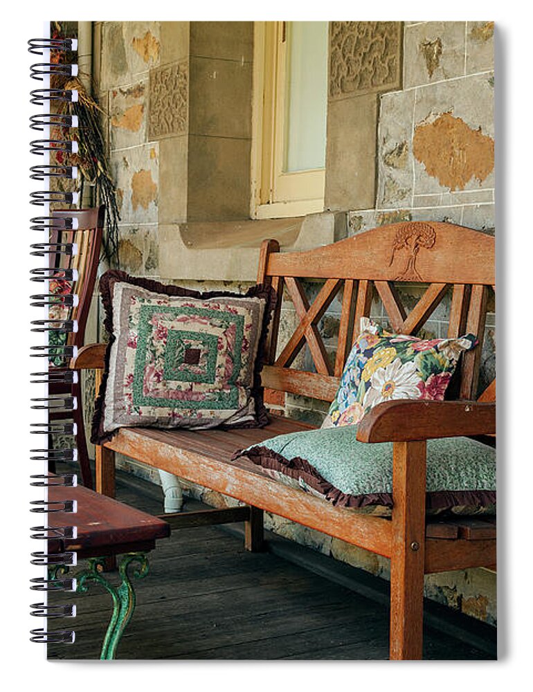 Elaine Teague Spiral Notebook featuring the photograph The Resting Place by Elaine Teague