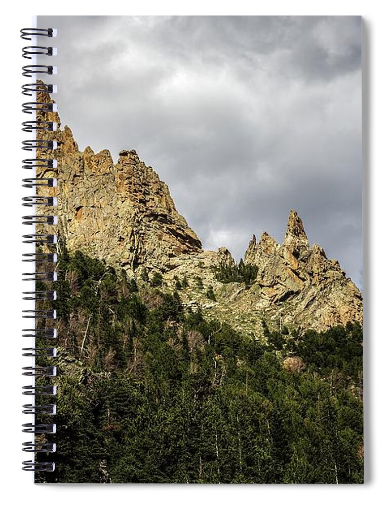 Jon Burch Spiral Notebook featuring the photograph The Rocky Mountains by Jon Burch Photography