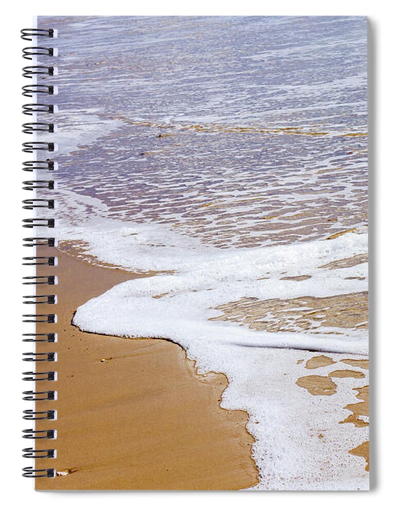 Beach Spiral Notebook featuring the photograph The Seashore 001 by Tanya C Smith