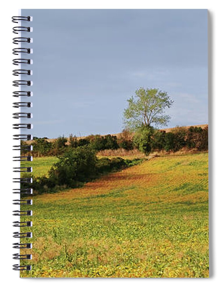 Landscape Spiral Notebook featuring the photograph The space curvature by Karine GADRE