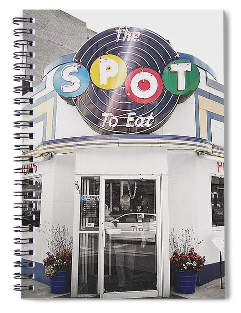 The Spot Spiral Notebook featuring the photograph The Spot by Natasha Marco