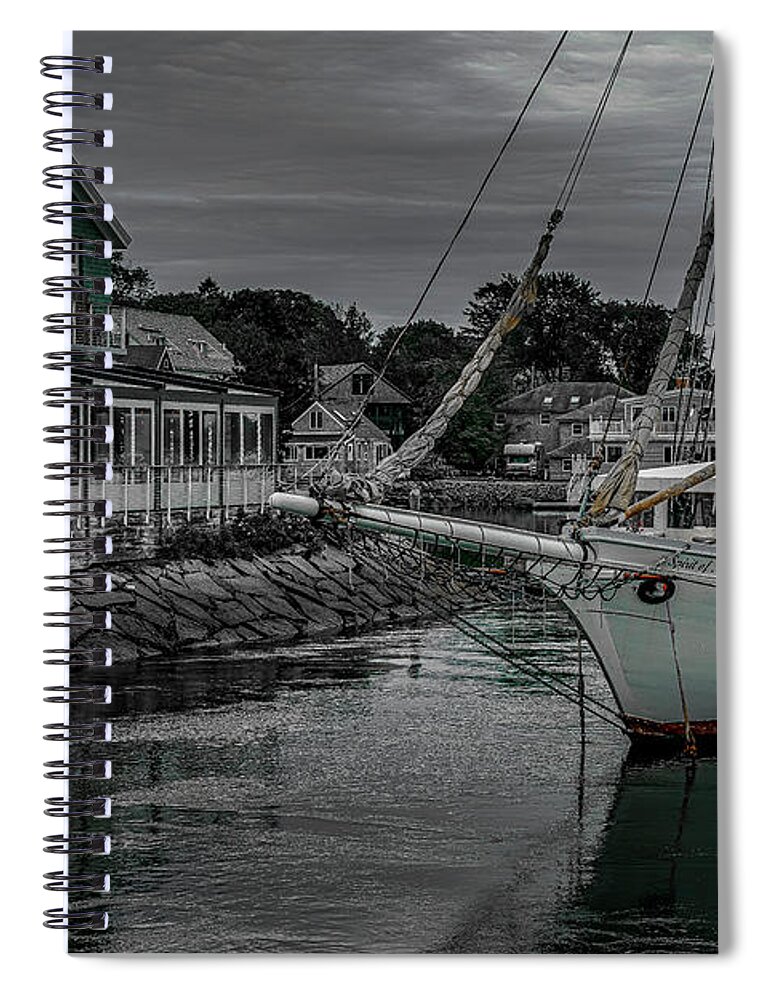  Spirit Restaurant Spiral Notebook featuring the photograph The Spirit by Penny Polakoff