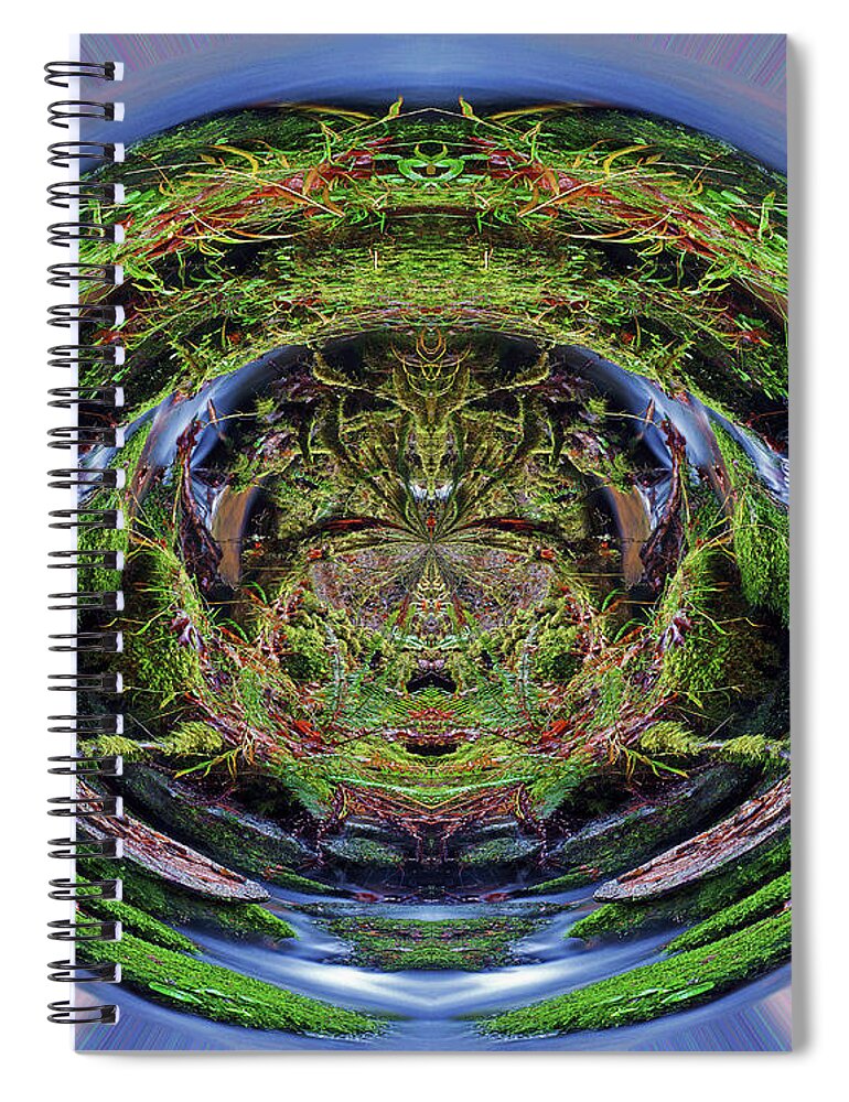 Nature Spiral Notebook featuring the photograph The Spring of Eternal Life #2 by Ben Upham III