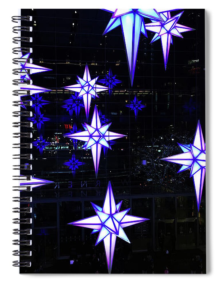 Stars Spiral Notebook featuring the photograph The Stars Are Brightly Shining by Rick Locke - Out of the Corner of My Eye