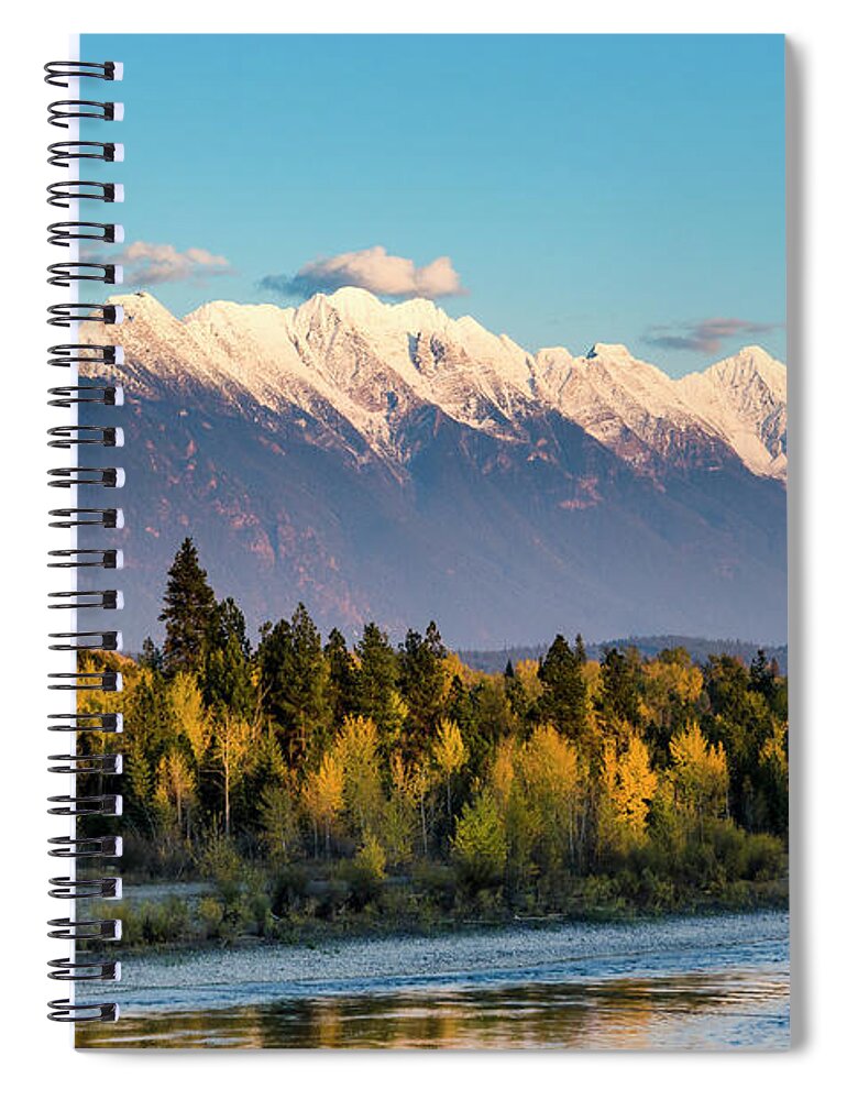 Canada Spiral Notebook featuring the photograph The Steeples by Michael Wheatley