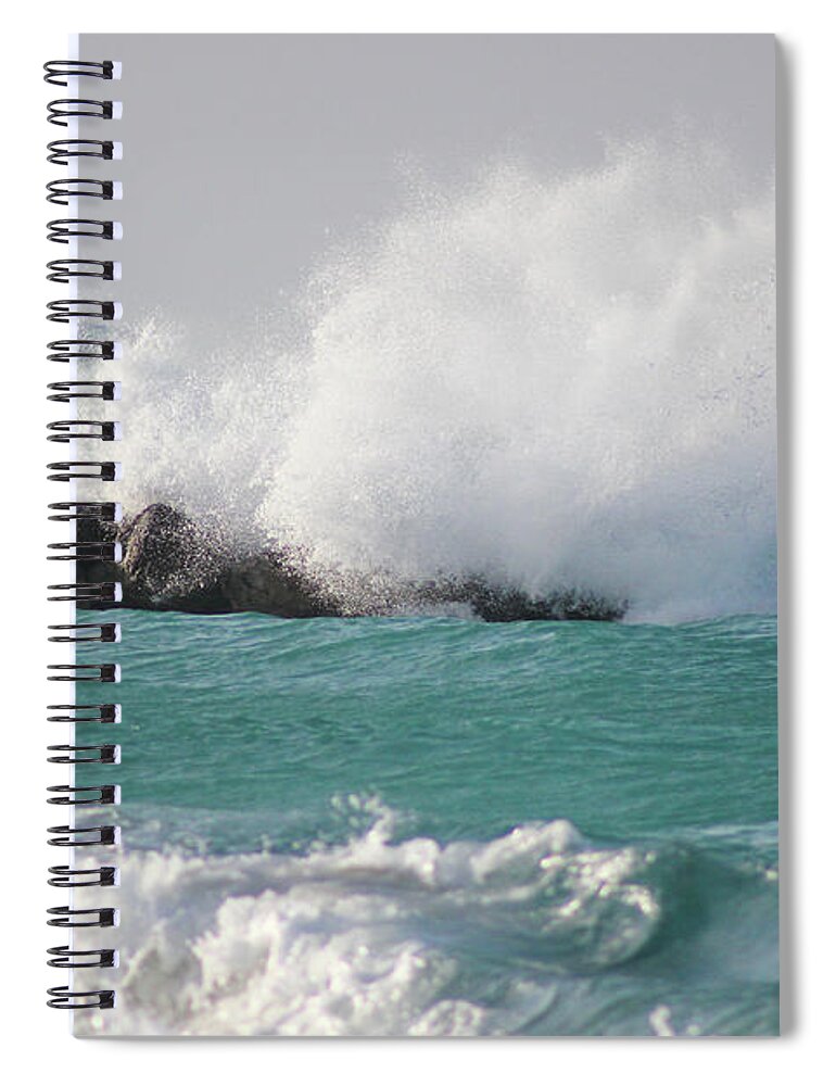 Nassau Spiral Notebook featuring the photograph The storm in my head by Wilko van de Kamp Fine Photo Art