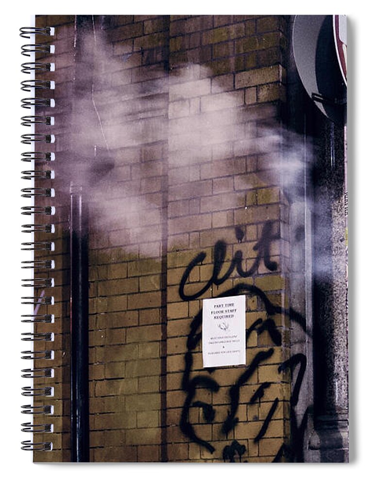  Spiral Notebook featuring the photograph The Street Photo 41 by So Sugawara