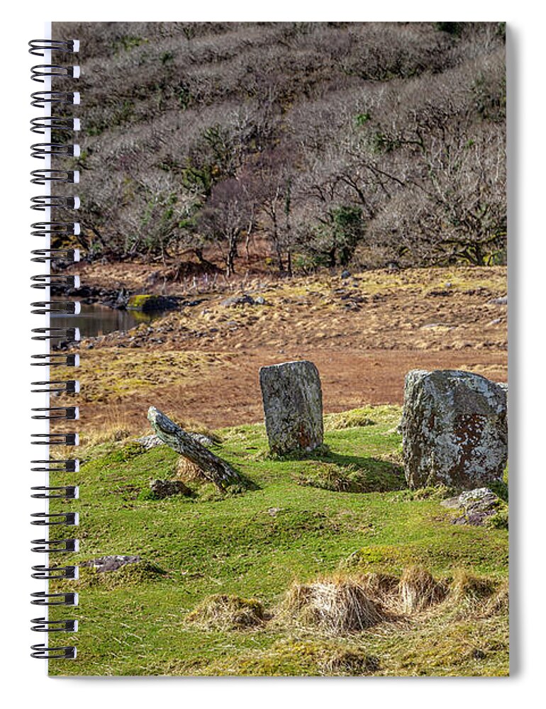 Nature Spiral Notebook featuring the photograph The Uragh Stone Circle by W Chris Fooshee