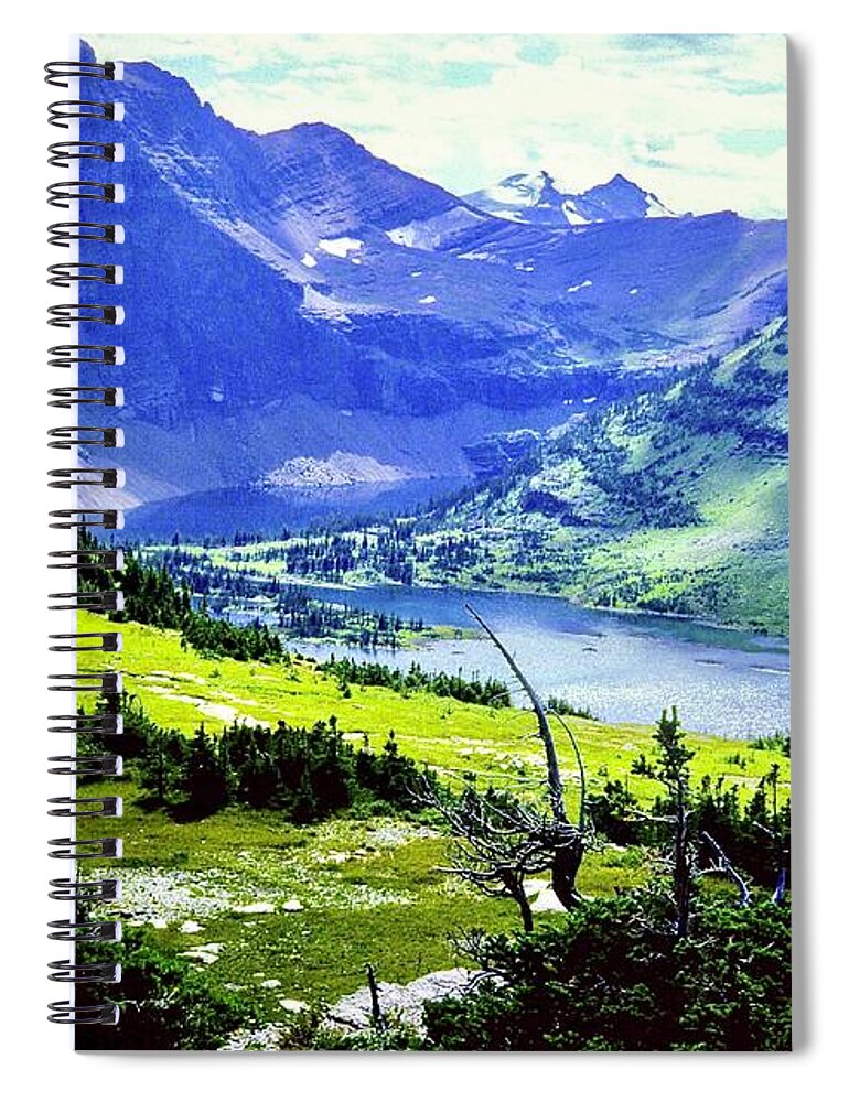 Valley Spiral Notebook featuring the photograph The Valley by Gordon James