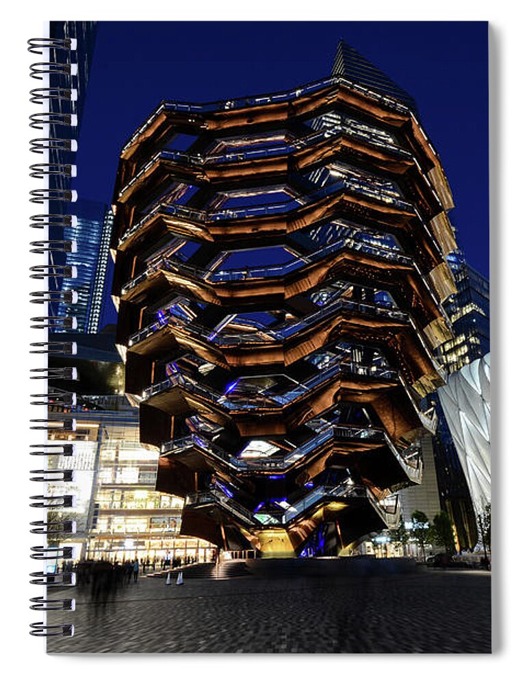 The Vessel Spiral Notebook featuring the photograph The Vessel, NYC - Hudson Yards, New York City by Earth And Spirit
