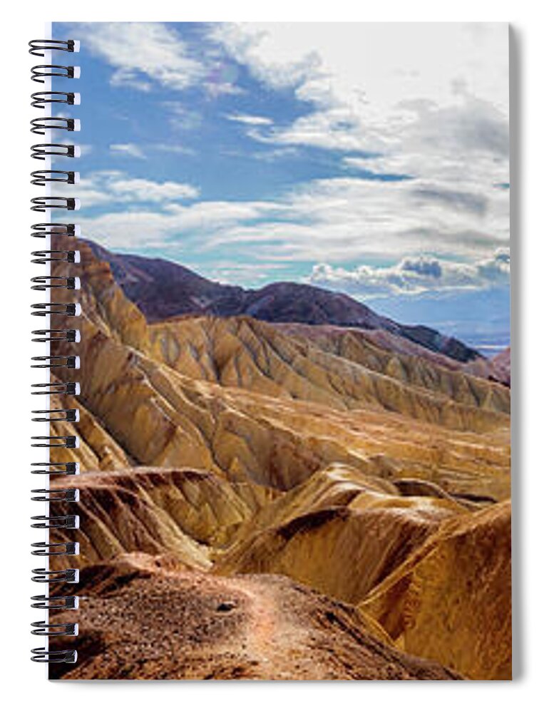 Hiking Spiral Notebook featuring the photograph The View From Red Cathedral by Mike Lee