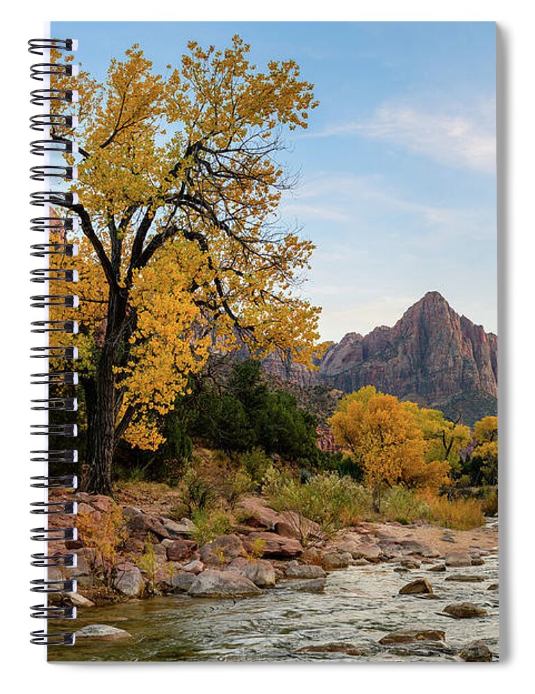 545 Foot Spiral Notebook featuring the photograph The Watchman by Michael Scott