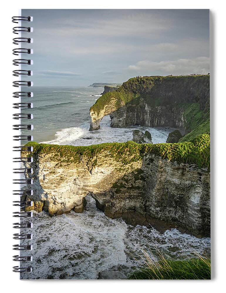 Wishing Spiral Notebook featuring the photograph The Wishing Arch 3 by Nigel R Bell