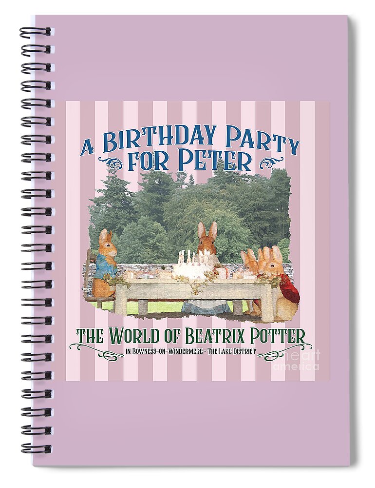 Beatrix Potter Spiral Notebook featuring the photograph The World of Beatrix Potter by Brian Watt