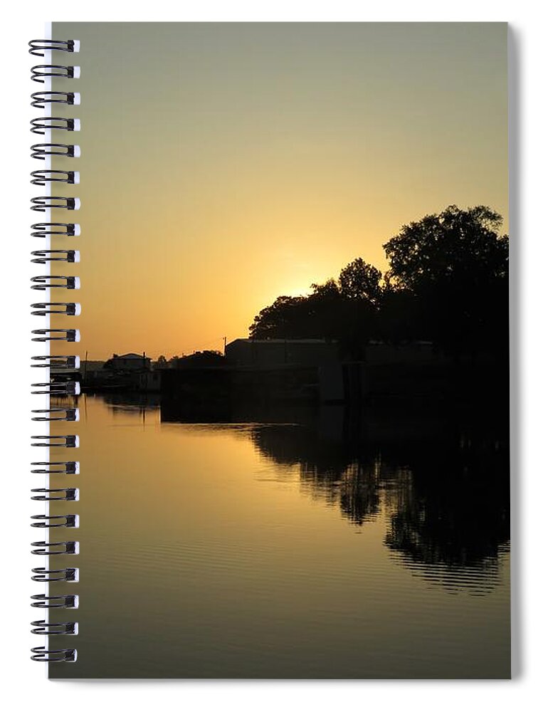 Sunrise Spiral Notebook featuring the photograph Thinking About It by Ed Williams