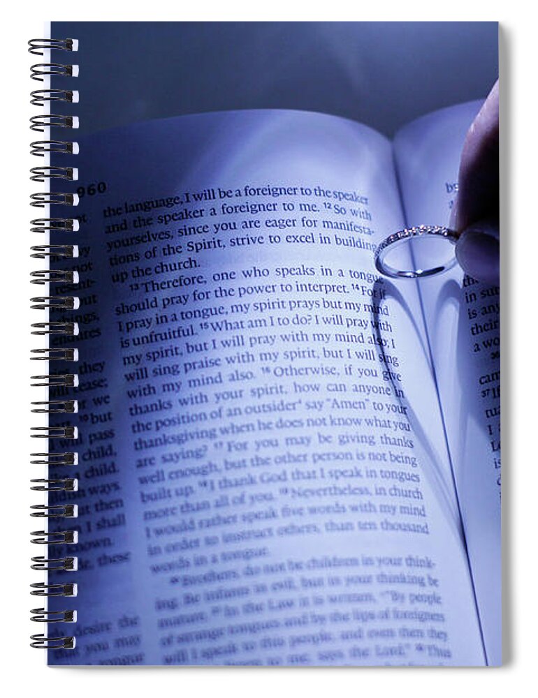Bible Spiral Notebook featuring the photograph Three in One by Rick Wilking