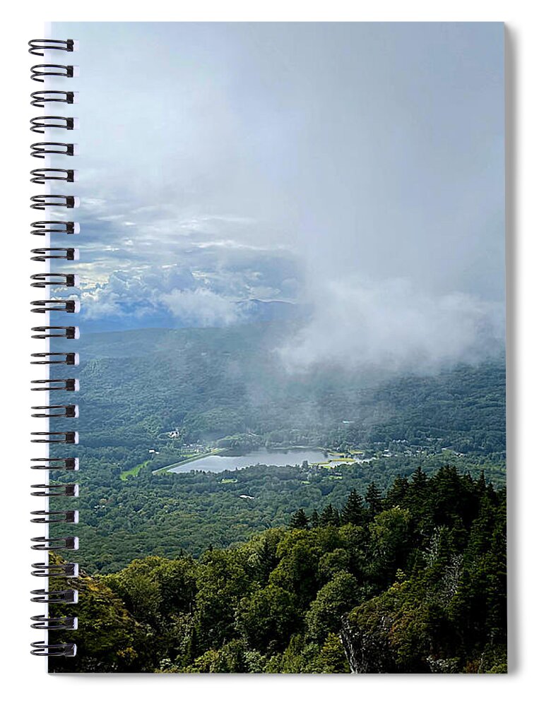 Nc Spiral Notebook featuring the photograph Through the Clouds by Lee Darnell