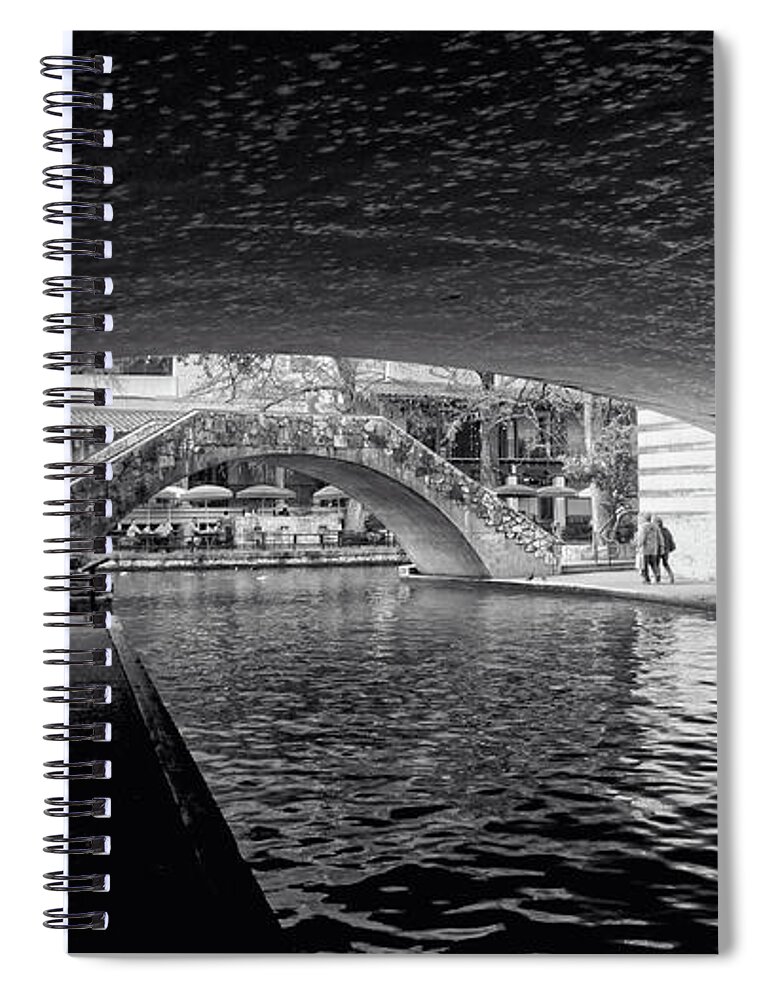 River Spiral Notebook featuring the photograph Through the Tunnel by George Taylor