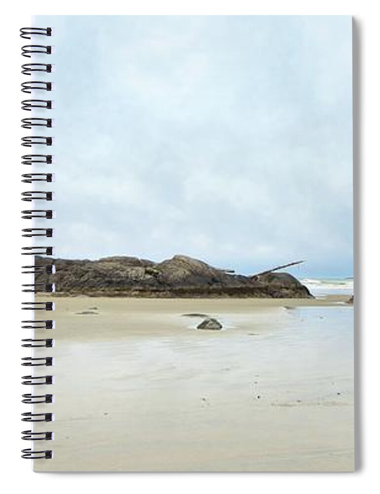 Landscape Spiral Notebook featuring the photograph Tidal Stones at Green Point by Allan Van Gasbeck