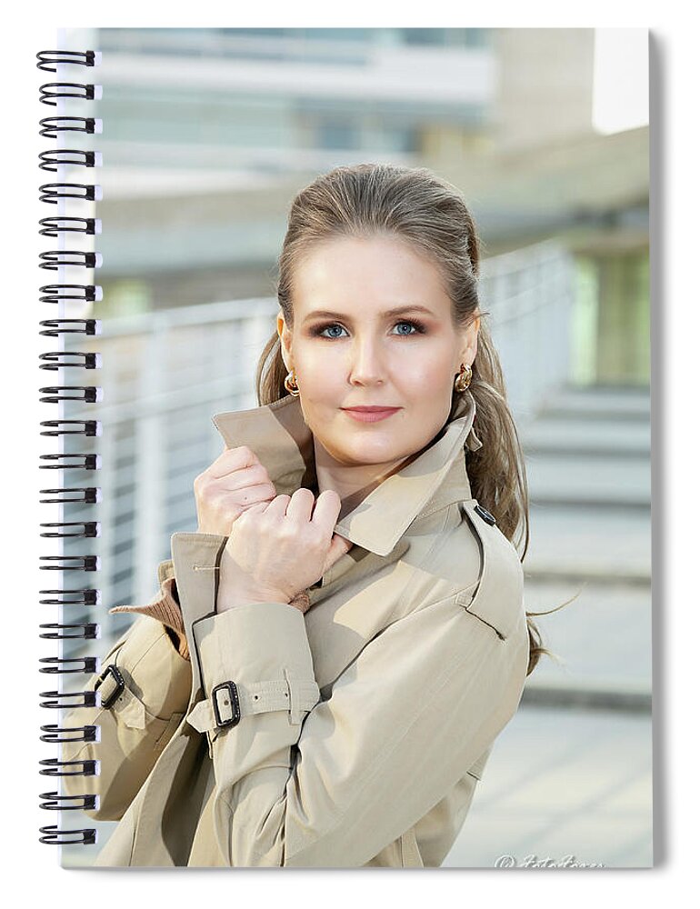  Spiral Notebook featuring the photograph Tide by Alexander Fedin