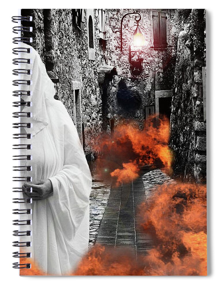 Armageddon Spiral Notebook featuring the photograph Time Of Tears by Bob Christopher