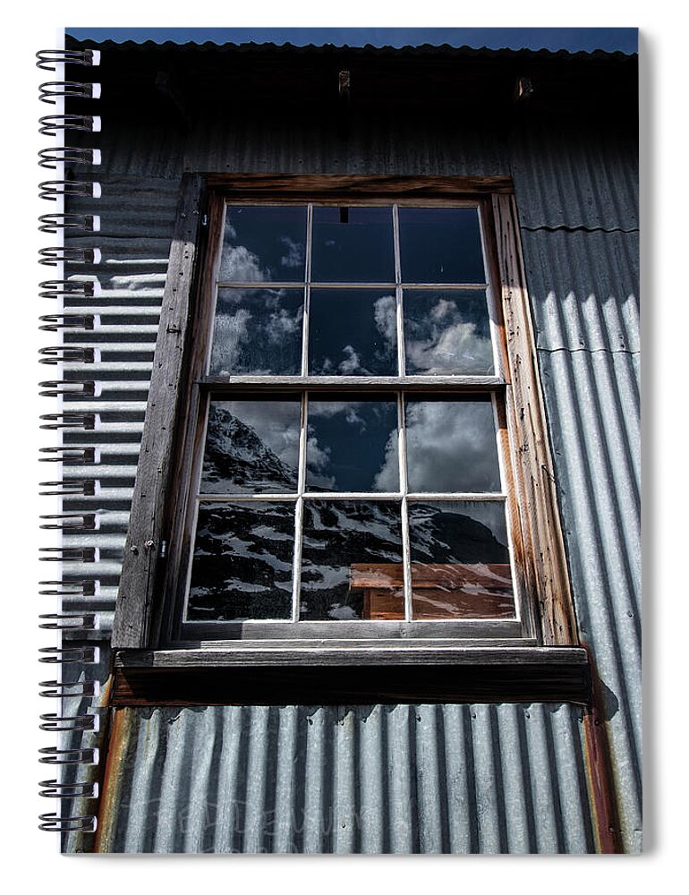 Alaska Spiral Notebook featuring the photograph Times Gone By by Fred Denner