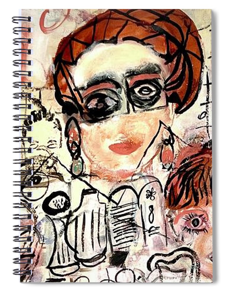  Spiral Notebook featuring the painting Timing is Everything by Tommy McDonell