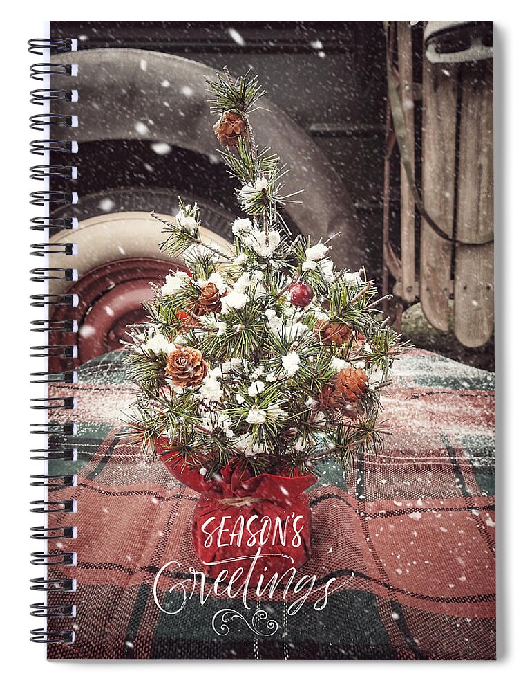 Tiny Tree Spiral Notebook featuring the photograph Tiny Tree by Dark Whimsy