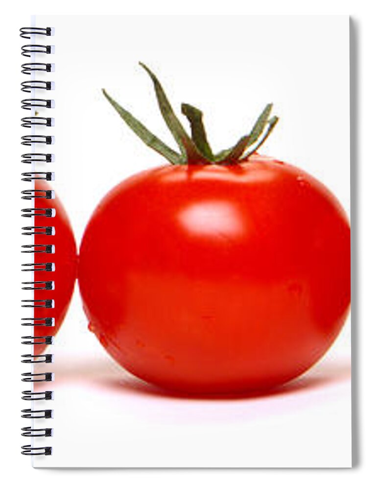 Tomato Spiral Notebook featuring the photograph Tomatoes by Olivier Le Queinec