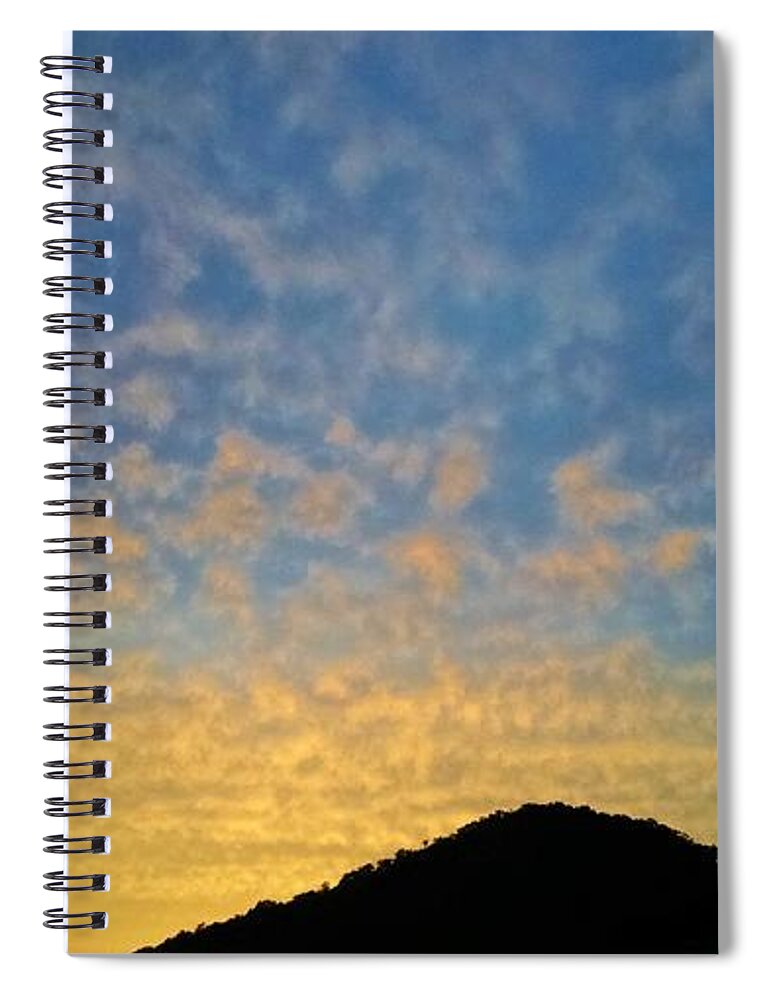 Sunset Spiral Notebook featuring the photograph Tomorrow's Promise by Rosanne Licciardi