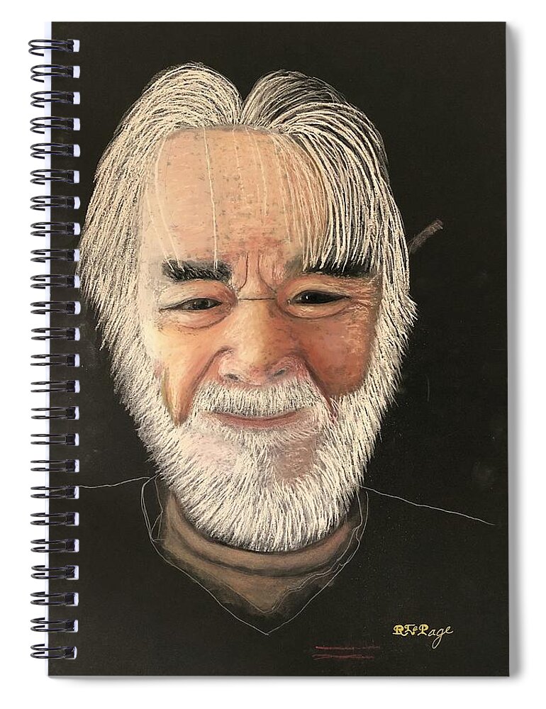 Tony Spiral Notebook featuring the pastel Tony Dowling Colour by Richard Le Page