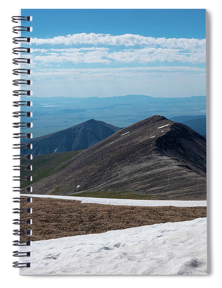 No People Spiral Notebook featuring the photograph Top of a 14er by Nathan Wasylewski