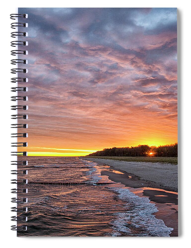 Baltic Spiral Notebook featuring the photograph Top of the Morning by Phil Marty