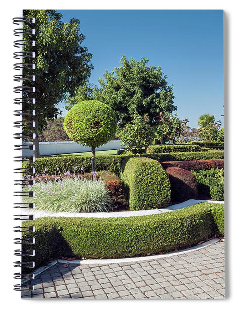 Margaret River Spiral Notebook featuring the photograph Topiary Gardens by Elaine Teague