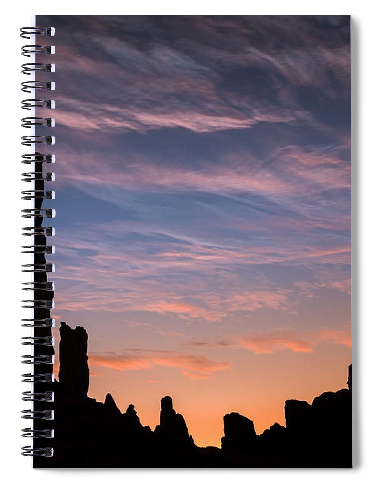 Totem Pole Spiral Notebook featuring the photograph Totem Pole by Peter Boehringer
