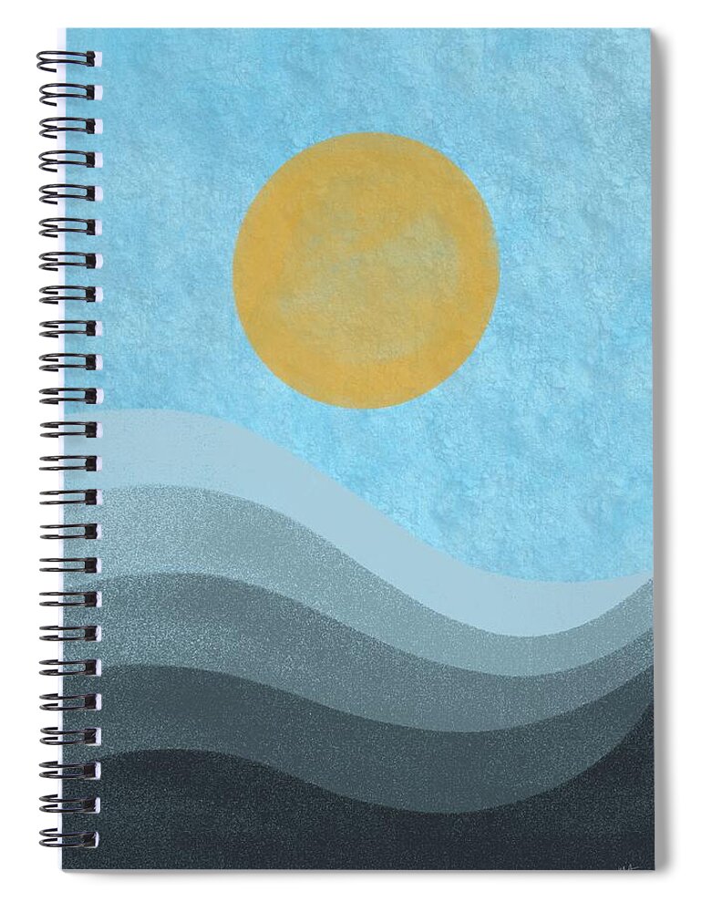  Spiral Notebook featuring the painting Towards The Light by Mark Taylor