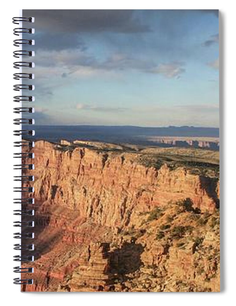  Point Spiral Notebook featuring the photograph Tower point pano by Ed Stokes