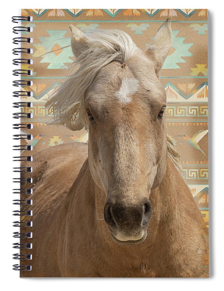 Wild Horses Spiral Notebook featuring the photograph Traditions by Mary Hone