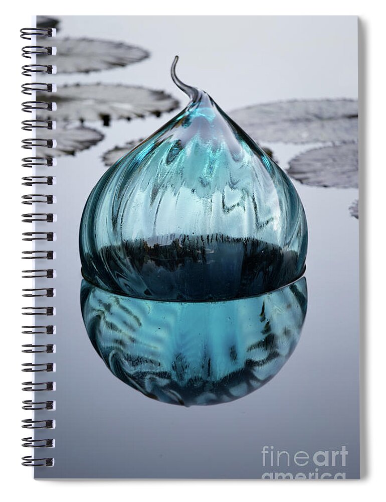 Glass Spiral Notebook featuring the photograph Tranquility by Tina Uihlein