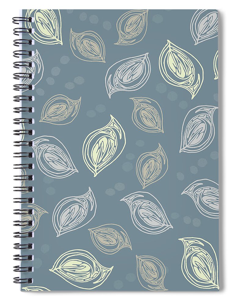 Tribal Spiral Notebook featuring the digital art Tribal Paisley Print by Sand And Chi
