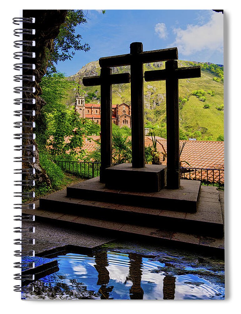 Crosses Spiral Notebook featuring the photograph Trinity Cave by Chris Lord