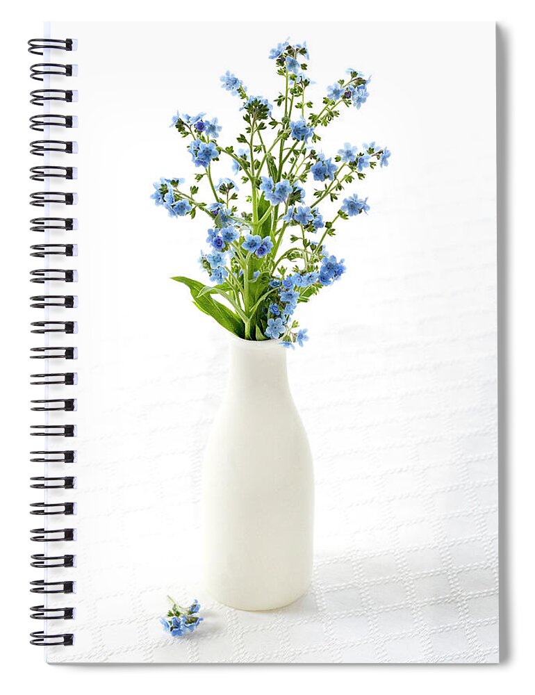 Forget Me Not Spiral Notebook featuring the photograph True Love Memories by Patty Colabuono