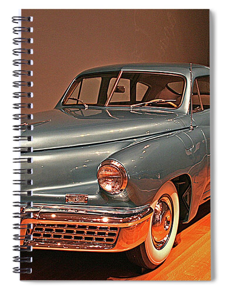 Tucker Spiral Notebook featuring the photograph Tucker 1948 Model 48 Torpedo by Richard Krebs