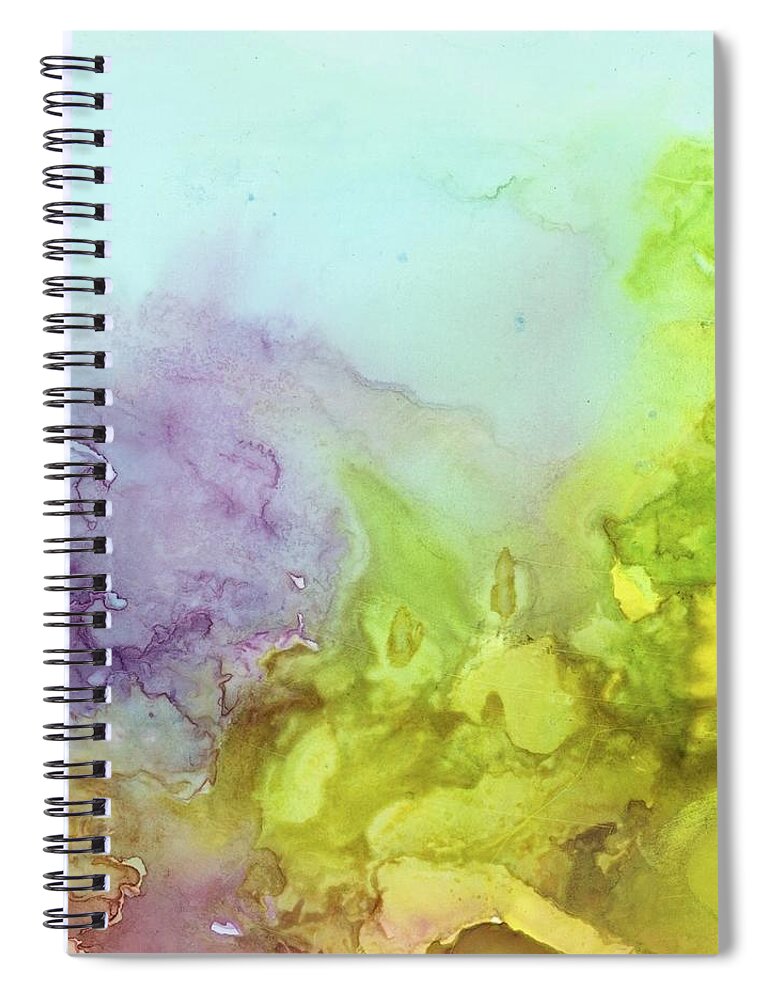 Landscape Spiral Notebook featuring the painting Turn The Corner by Katy Bishop