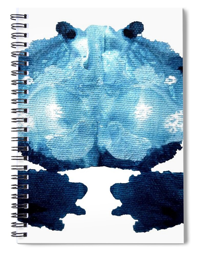 Abstract Spiral Notebook featuring the painting Turquoise Tortoise by Stephenie Zagorski