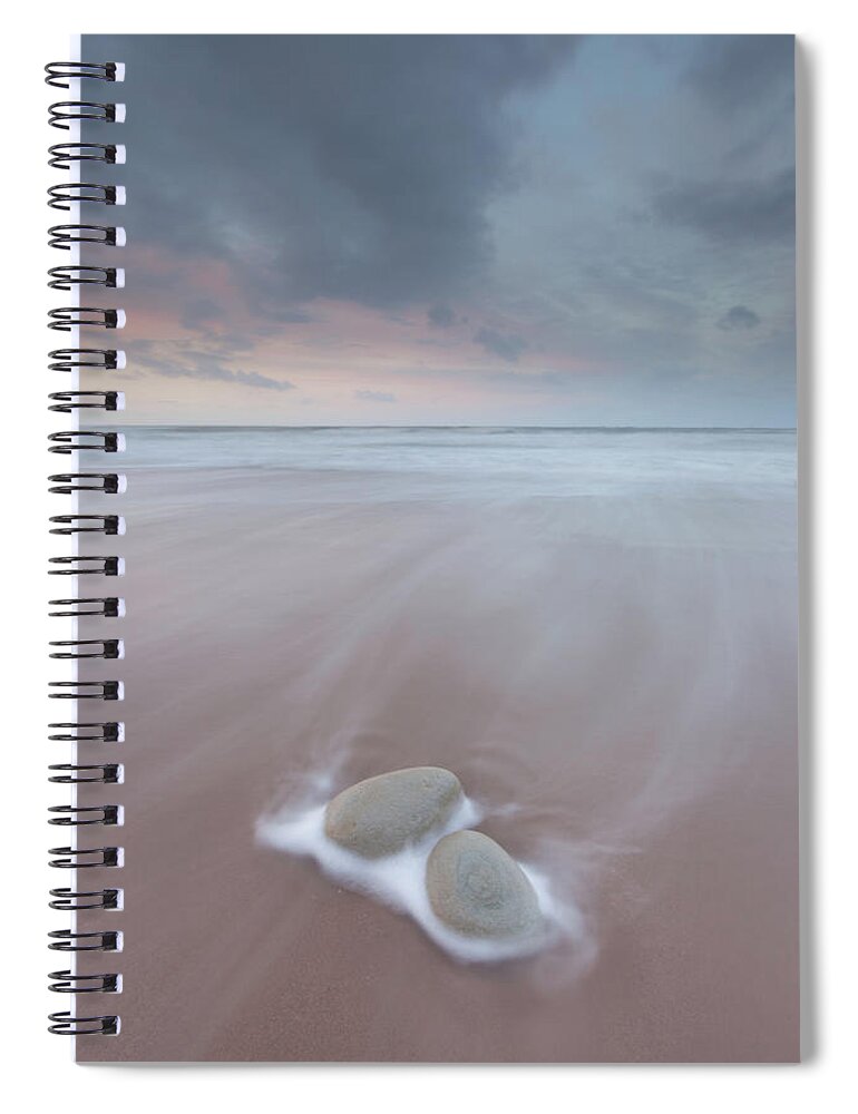 Beach Spiral Notebook featuring the photograph Two of a kind by Anita Nicholson
