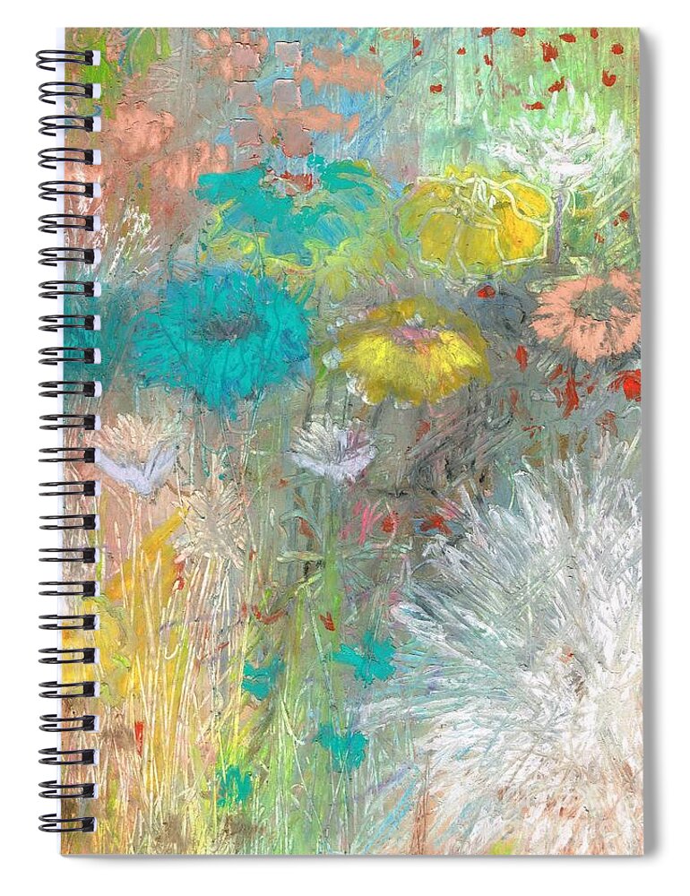 Flowers Spiral Notebook featuring the painting Two of a Kind by Frances Marino
