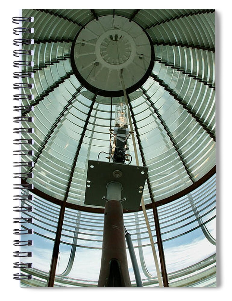  Spiral Notebook featuring the photograph Tybee Island Lighthouse by Annamaria Frost