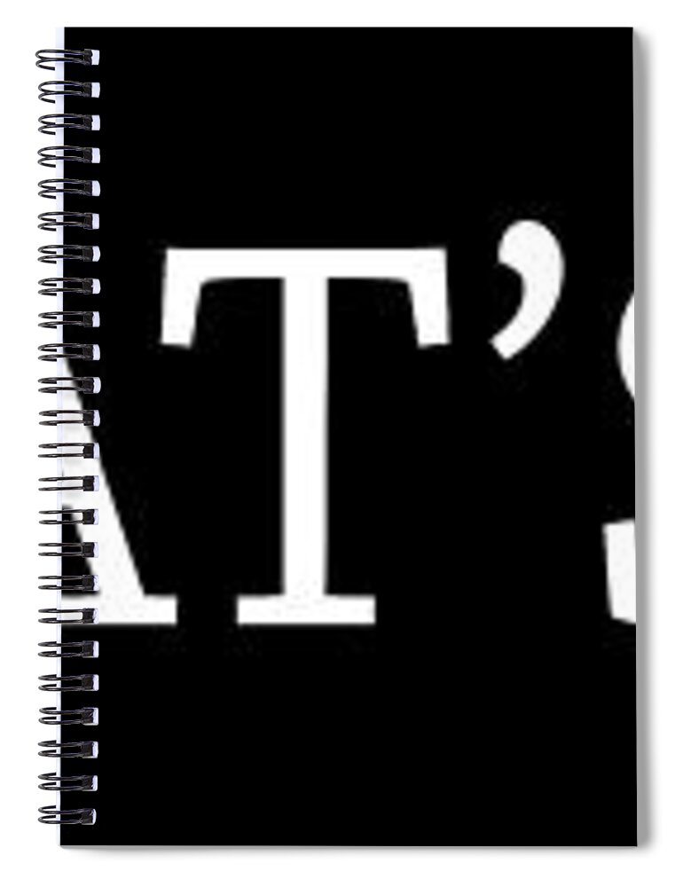 Safed Spiral Notebook featuring the digital art Tzfats Up by Yom Tov Blumenthal